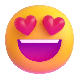 Heart-eyes emoji